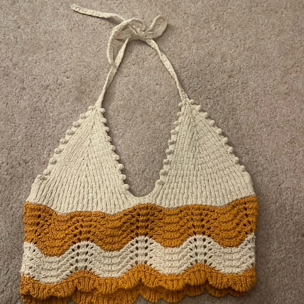 Knitted Halter top great for vacation